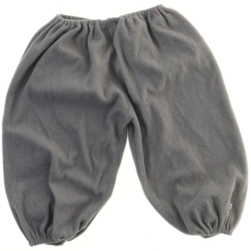 Grå fleecebukser nissebukser til børn (str. 116)