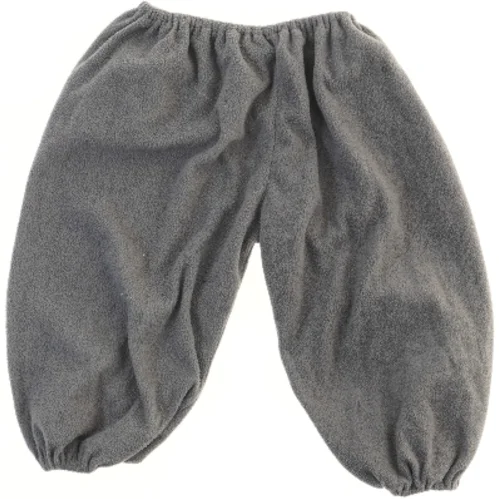 Grå fleecebukser nissebukser til børn (str. 116)