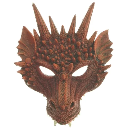 Dragemaske i blød gummi (str. 30x23,5 cm)