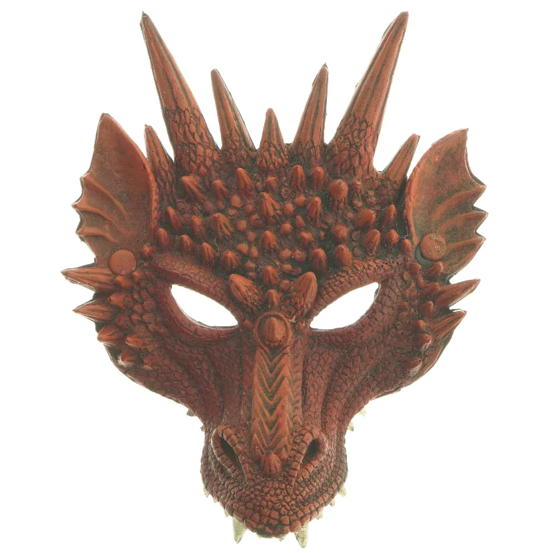 Dragemaske i blød gummi (str. 30x23,5 cm)