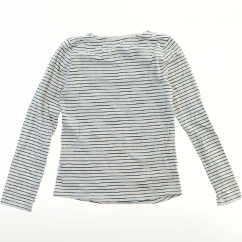 Langærmet stribet bluse med tekst fra John Lewis (str. 152)