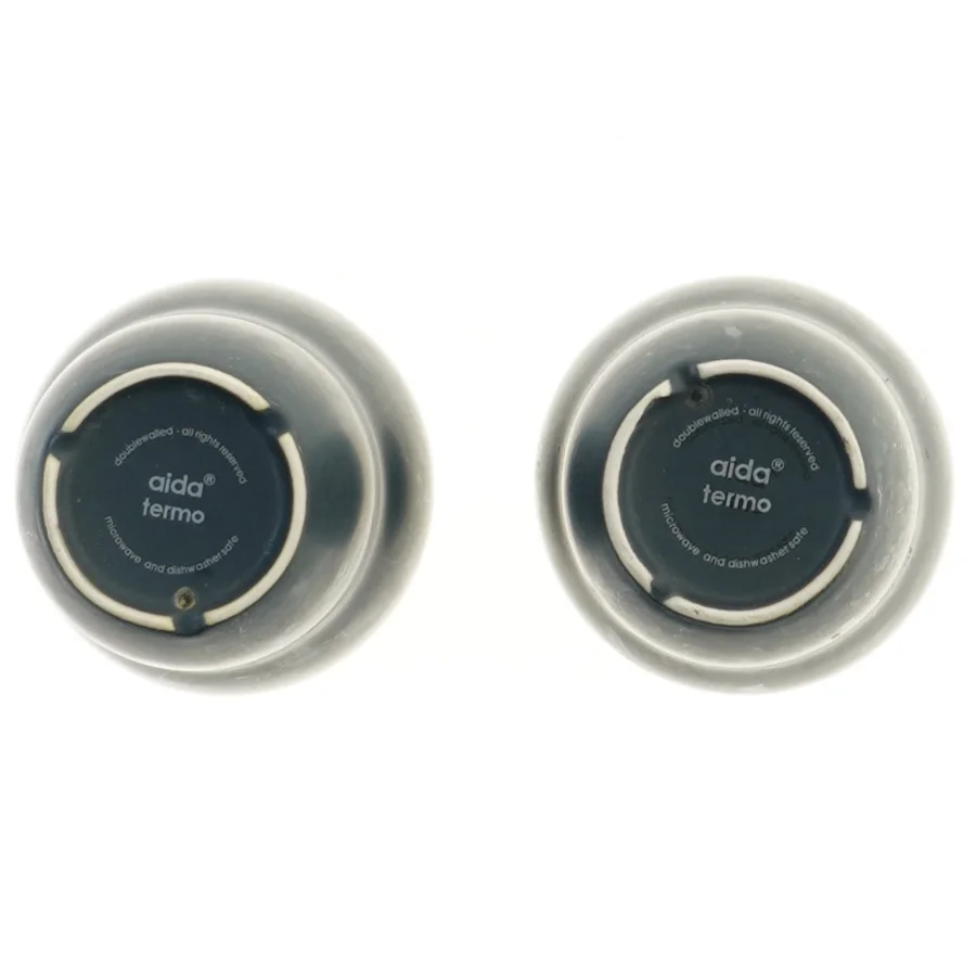 To termo kaffekrus fra Aida (str. Ø 9 cm længde 11,5 cm)