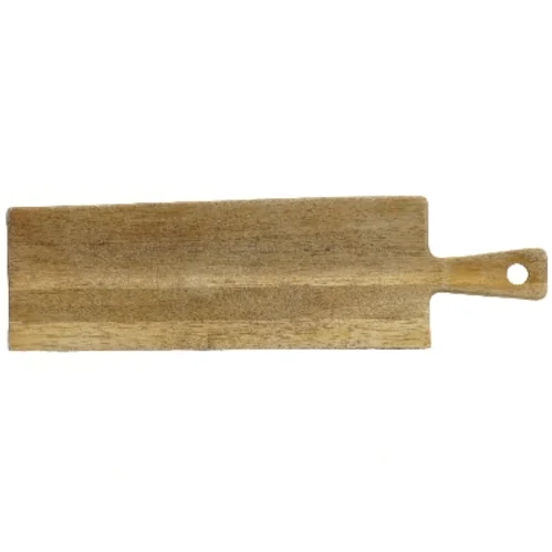 Træskærebræt med håndtag (str. 51,5x14,5 cm)