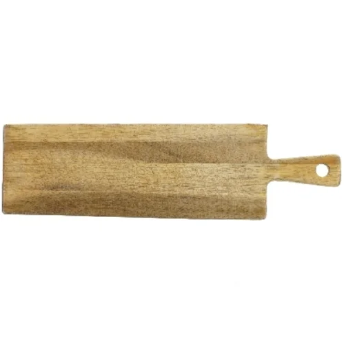 Træskærebræt med håndtag (str. 51,5x14,5 cm)