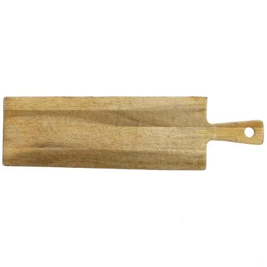 Træskærebræt med håndtag (str. 51,5x14,5 cm)