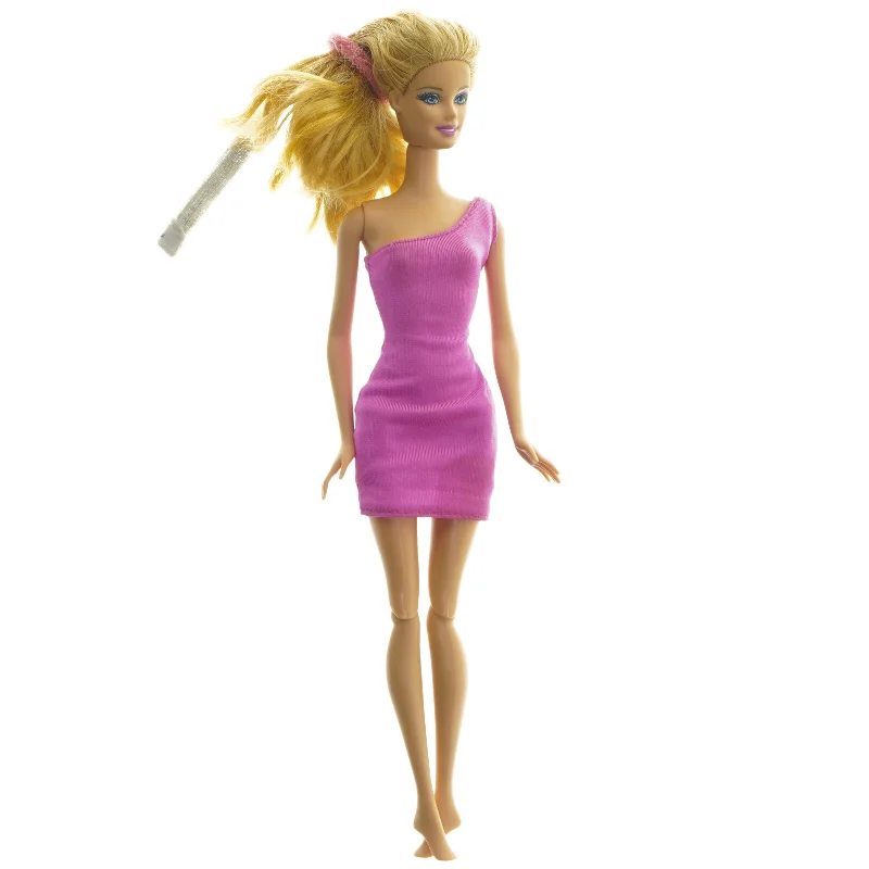 Barbie dukke i pink kjole fra Barbie (str. 31 cm)
