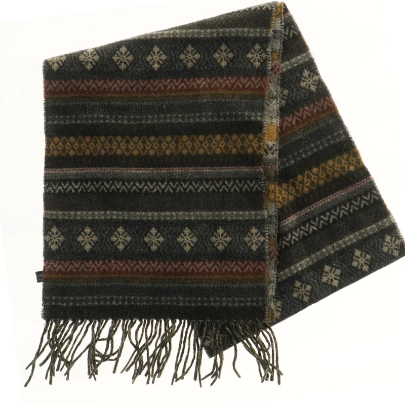 Retro Cashmere Tørklæde med mønster fra Keith (str. 160x30 cm)