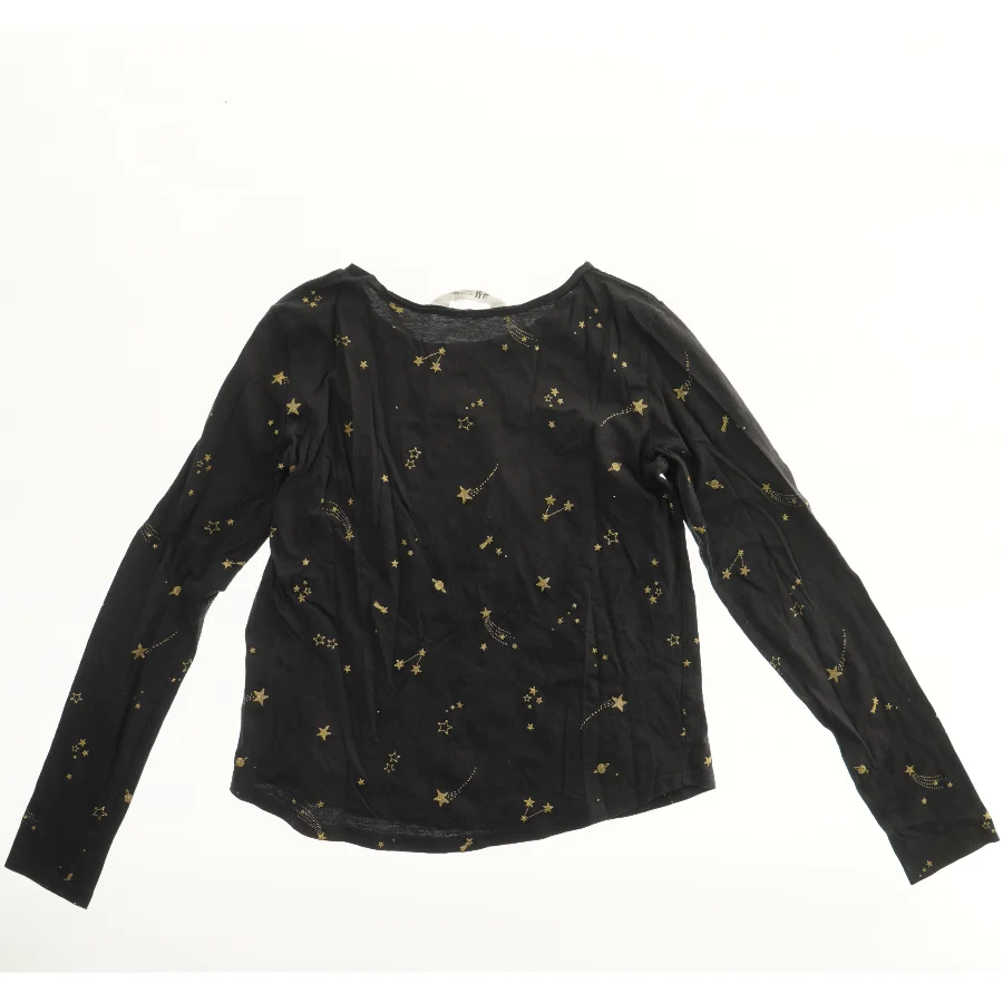 Langærmet bluse med stjerner fra H&M (str. 164)