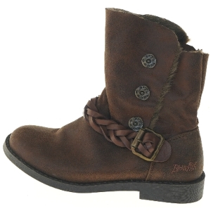 Brune støvler med flettet rem fra Blowfish (str.34 Længde 24 cm)