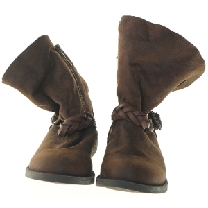 Brune støvler med flettet rem fra Blowfish (str.34 Længde 24 cm)