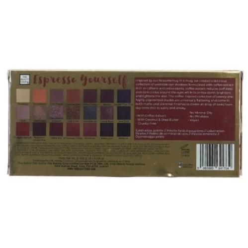 Øjenskygge palet med kaffeekstrakt fra The Beauty Crop (str. 19,5x8,5 cm)