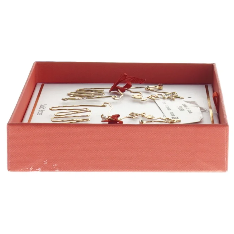 Julepynt/ørenringe fra Solid Brass (str. 7 cm)