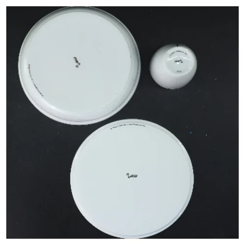 Børnesæt med 3 dele i porcelæn fra Menu (str. Ø 17,5 & 6,5 & 17,5 cm)