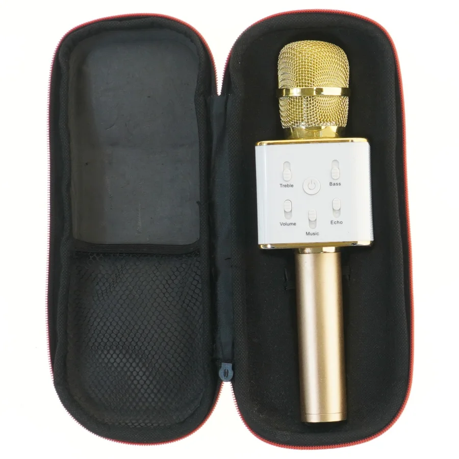 Trådløs mikrofon med etui (str. 25 cm)