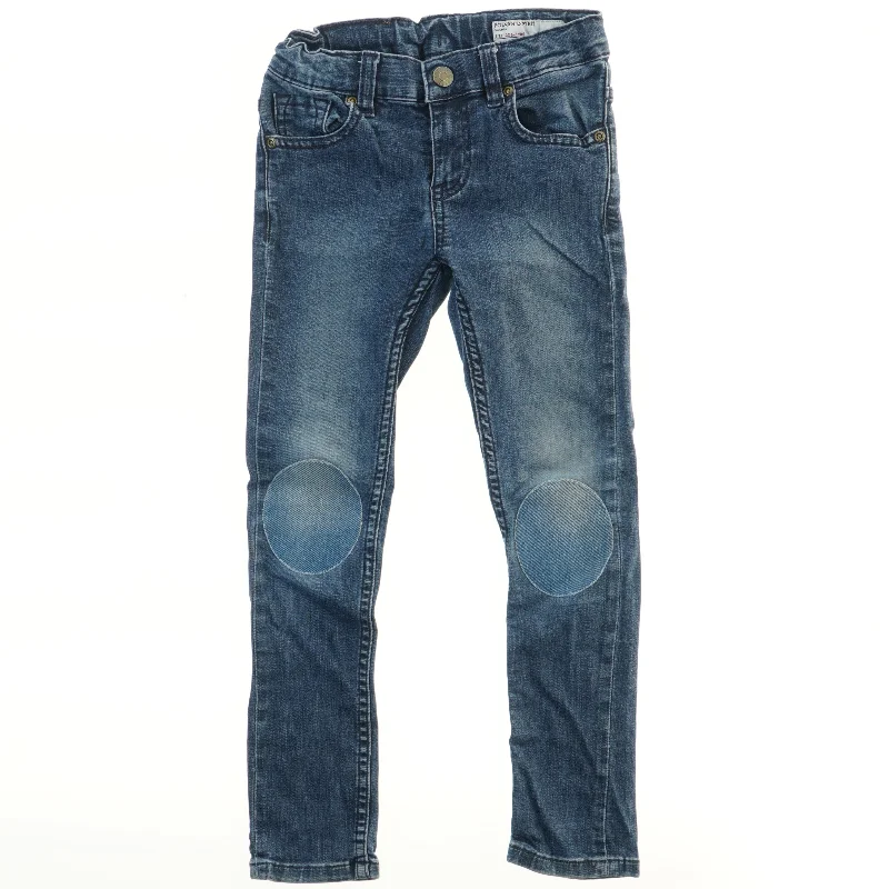 Polarn o. Pyret jeans med knælapper (str. 122)