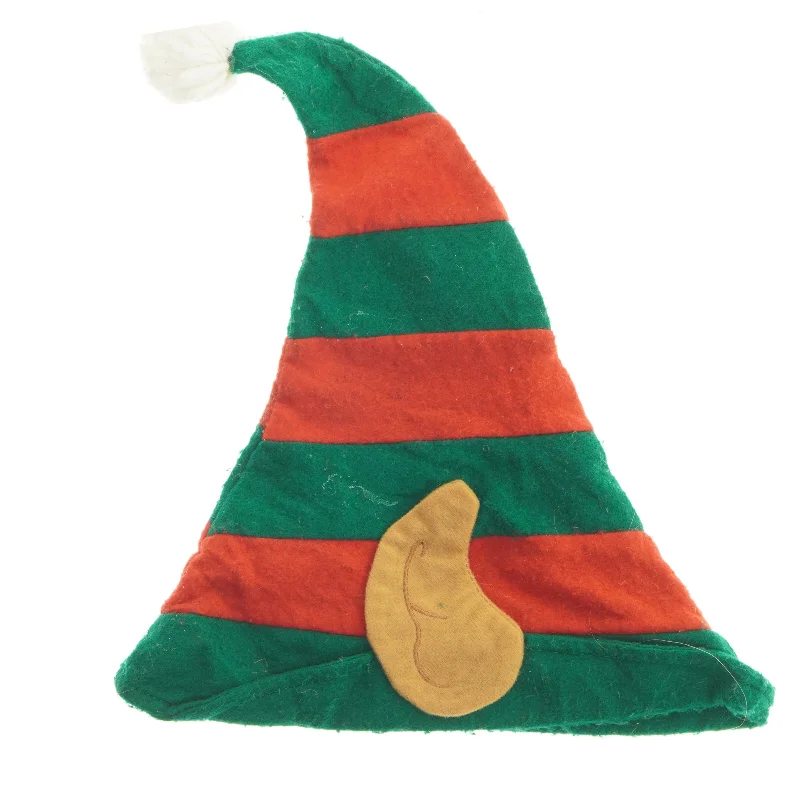 Alfehue med ører i grøn og rød (str. 39 cm)