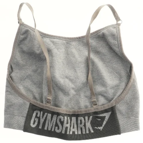 Grå sports-bh med stropper fra Gymshark (str. M)