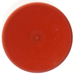 Rød plastik beholder fra Ira (str. 18 cm)