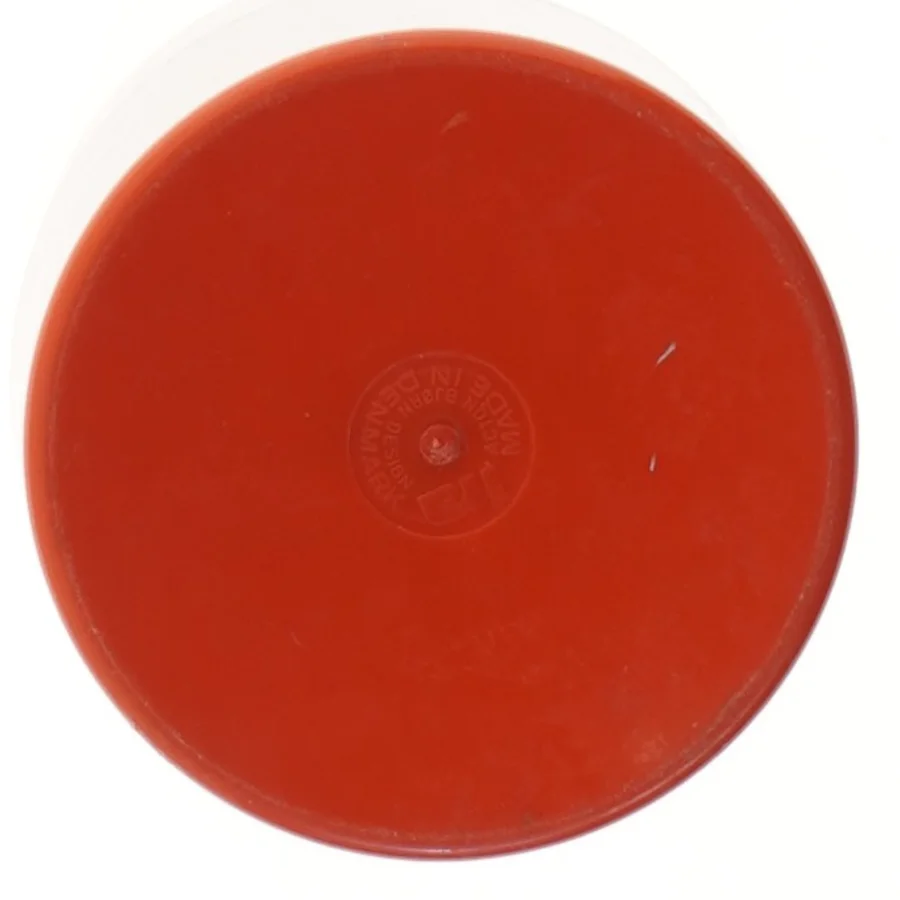 Rød plastik beholder fra Ira (str. 18 cm)