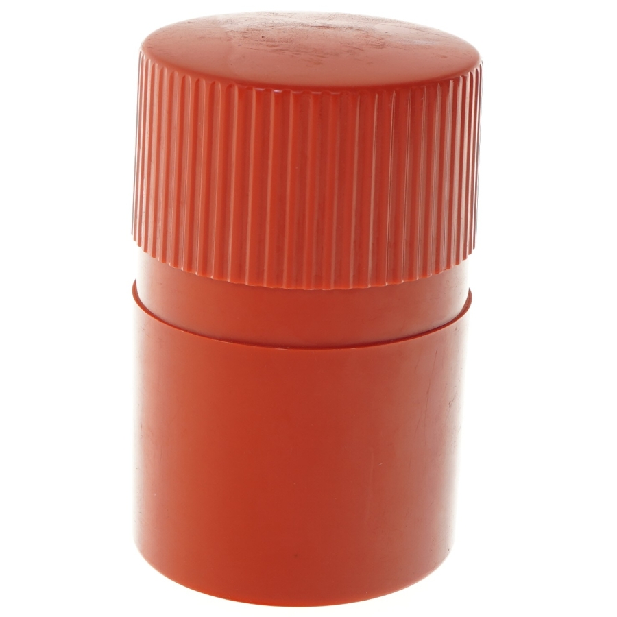 Rød plastik beholder fra Ira (str. 18 cm)