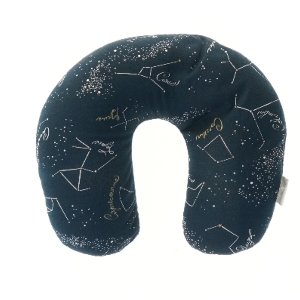 Rejsepude med stjernemønster (str. Ø 29 cm)