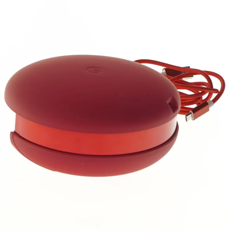 Rød LED neglelampe med USB-kabel fra Le Mini Macaron (str. Ø 14 cm)