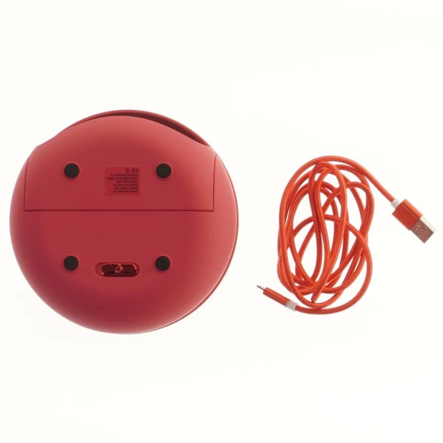 Rød LED neglelampe med USB-kabel fra Le Mini Macaron (str. Ø 14 cm)