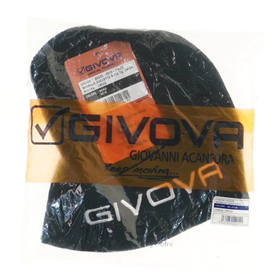 Sort Givova hue fra Givova (str. 21 cm)