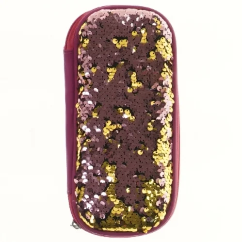 Penalhus med pailetter (str. 22 cm)