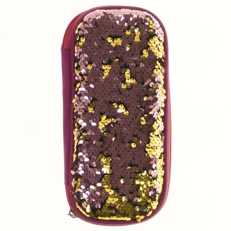 Penalhus med pailetter (str. 22 cm)