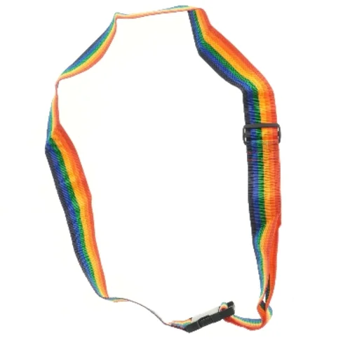 Regnbuefarvet kuffertrem (str. 146 cm)