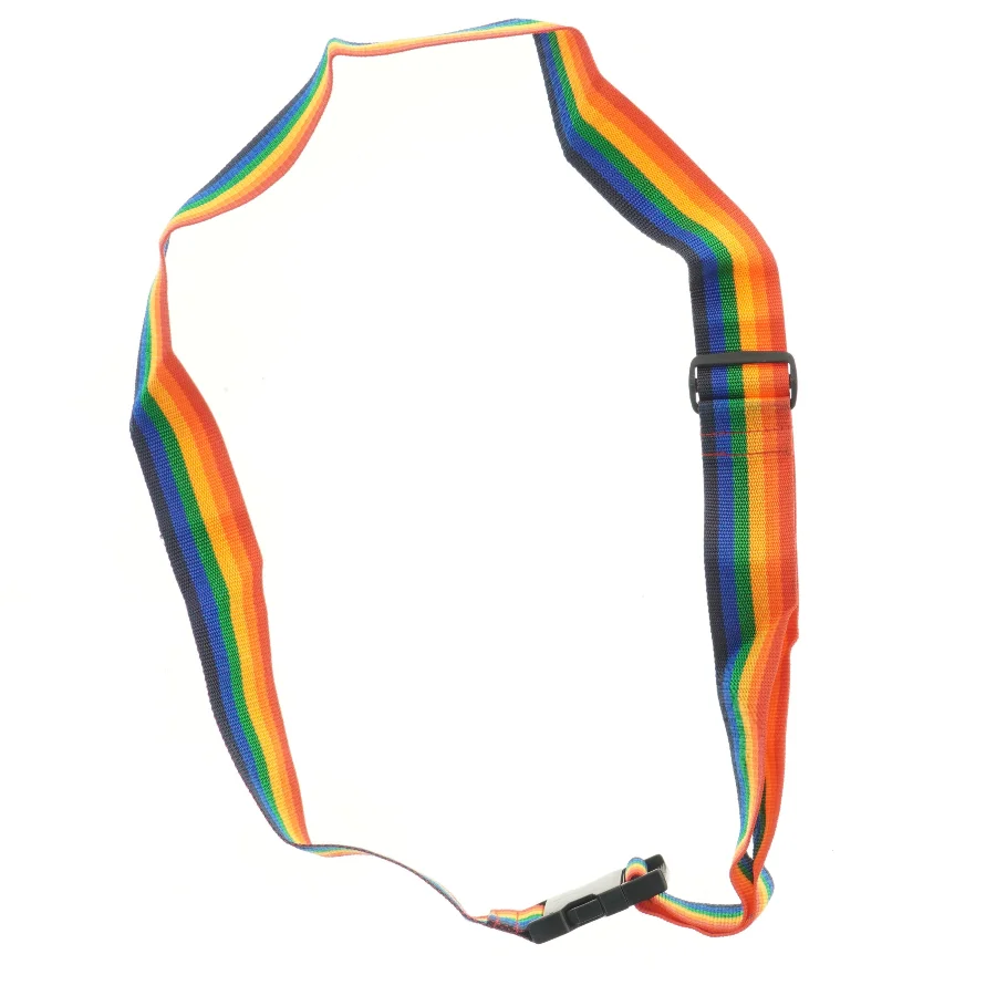 Regnbuefarvet kuffertrem (str. 146 cm)