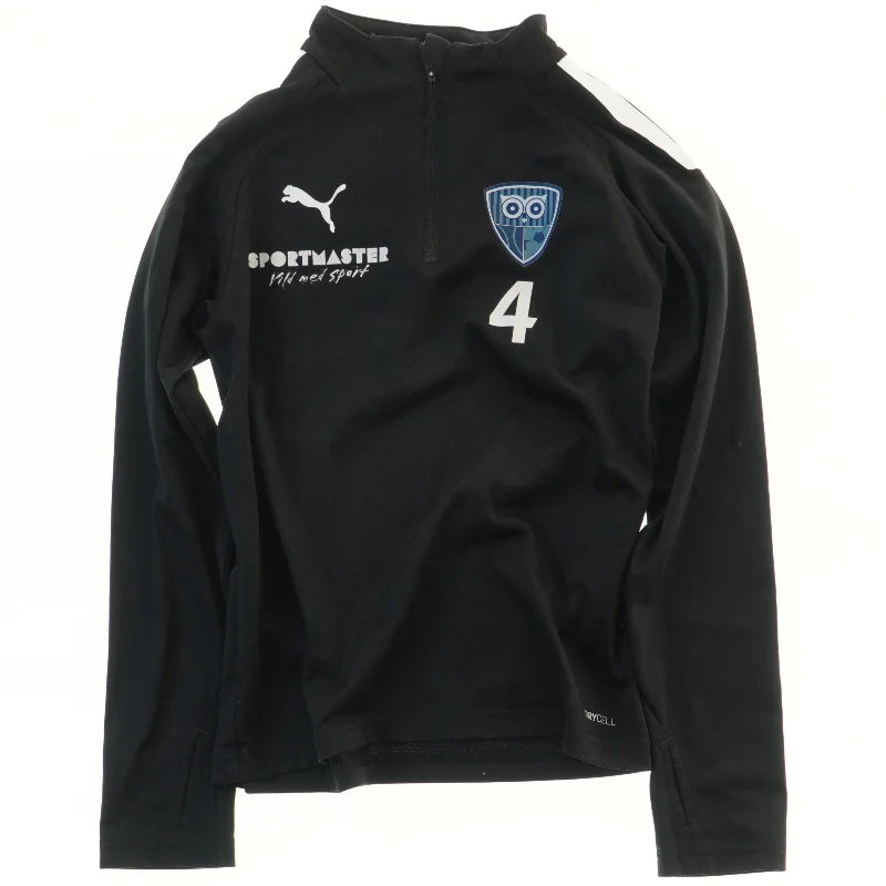 Sort Puma sportstrøje med logoer (str. 134)