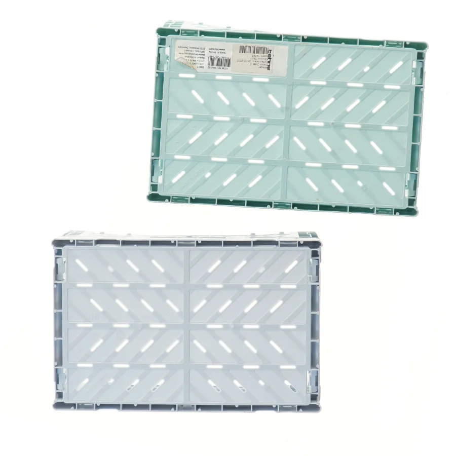 Plastkasser foldbare 2 stk fra Bahne (str. 2 stk 27x17x11 cm)