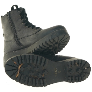 Sort læderstøvle str. 36 fra Next (str. 36 )