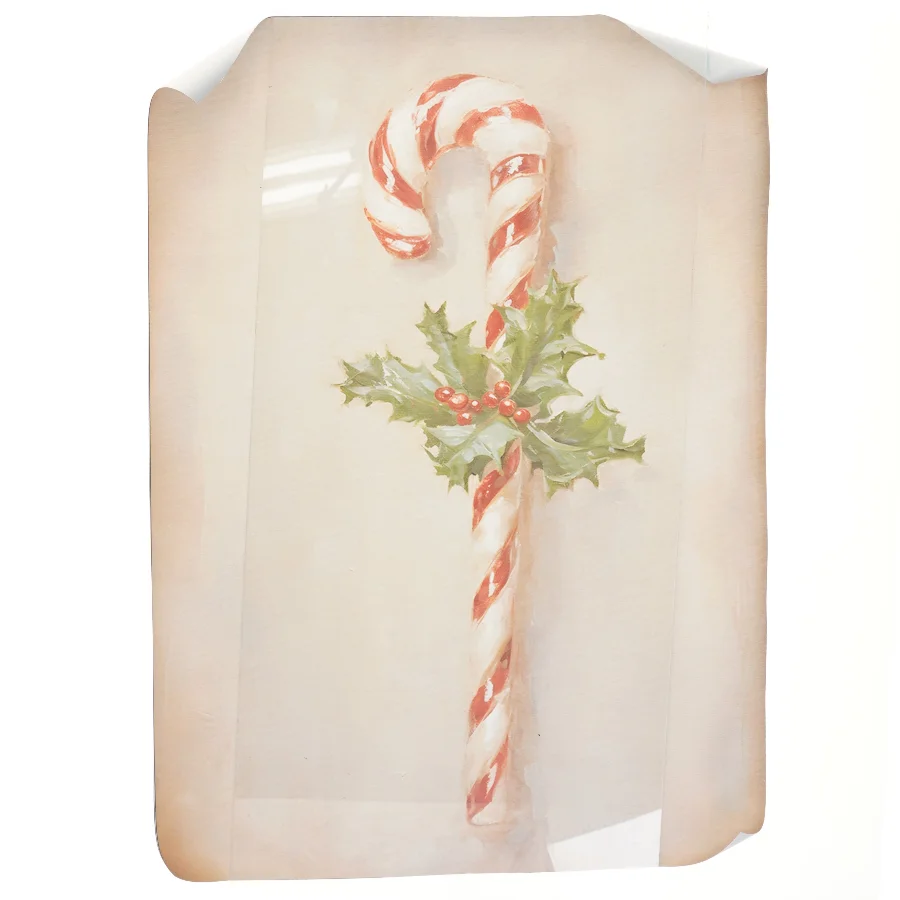Plakat med julestok motiv (str. 50x70 cm)
