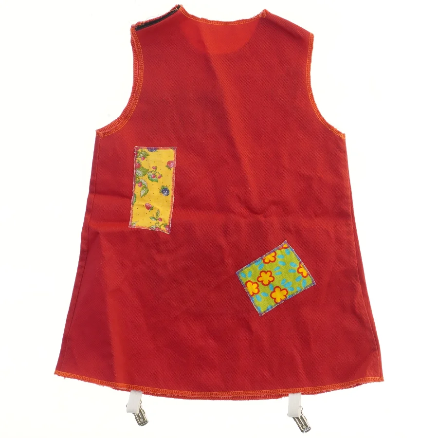 Pippi langstrømpe udklædning med lommer (str.  31x48 cm)