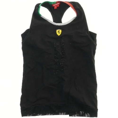 Sort Ferrari tanktop med logo (str. 122)