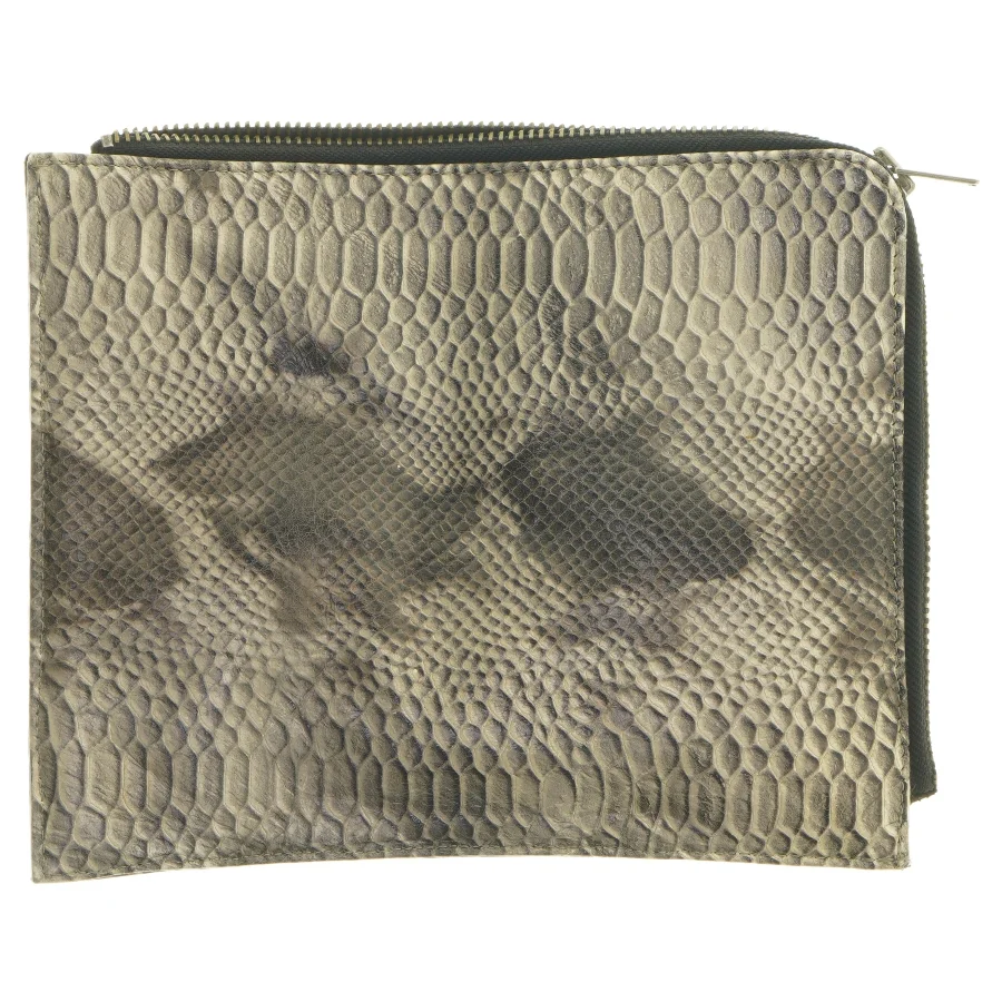 Pung med slangeprint (str. 27,5x22 cm)