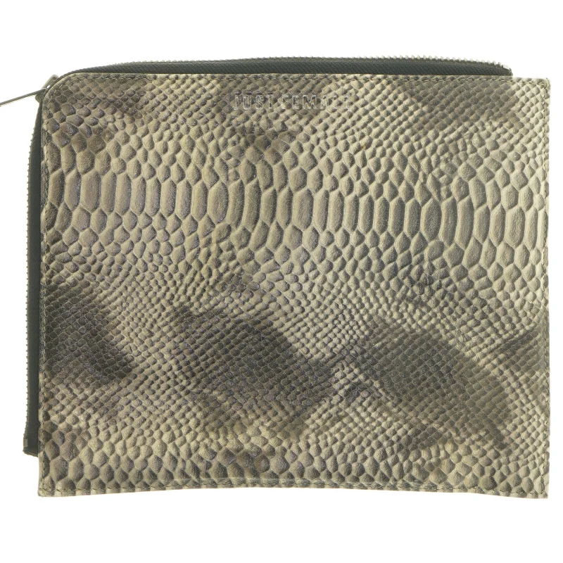 Pung med slangeprint (str. 27,5x22 cm)