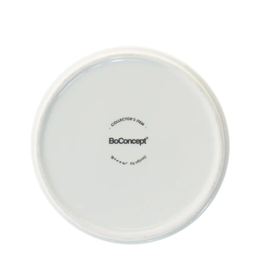 Keramiske coasters med geometrisk design fra BoConcept (str. Ø 14,5 cm)