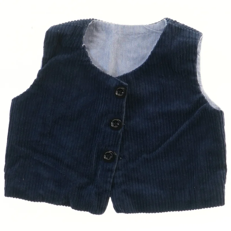 Børnevest i fløjl (str.  31x27 cm)