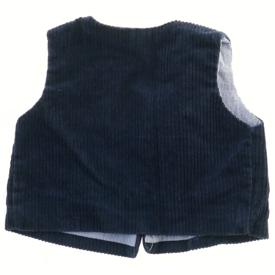 Børnevest i fløjl (str.  31x27 cm)