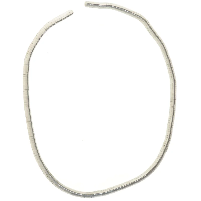 Sølv slangehalskæde (str. 89 cm)