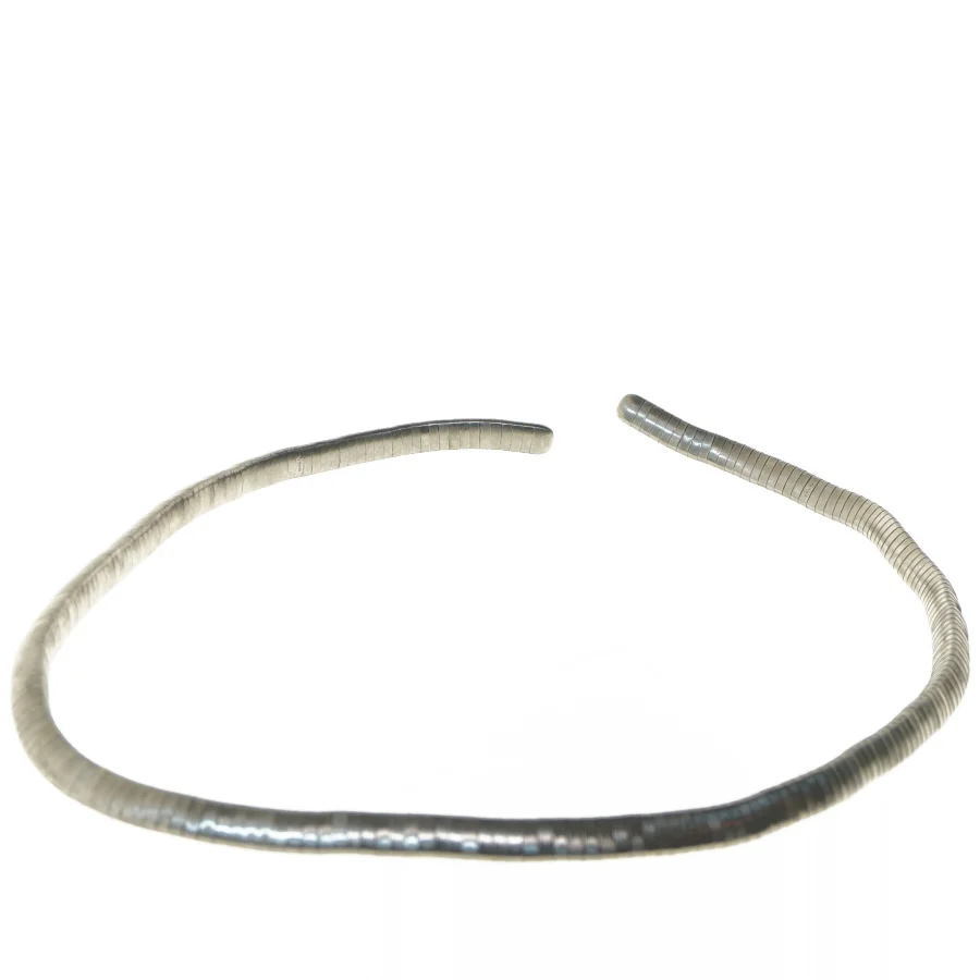Sølv slangehalskæde (str. 89 cm)