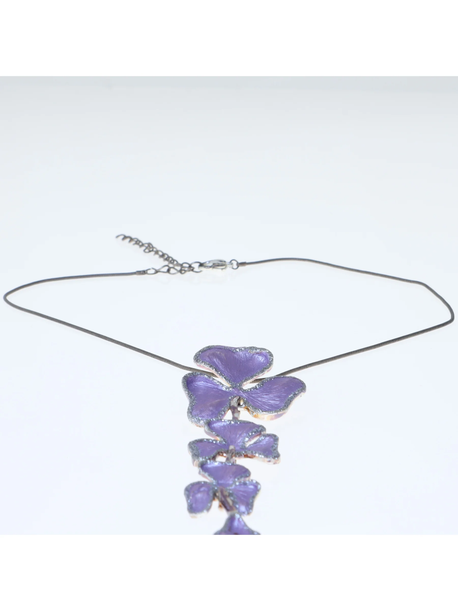 Blomst halskæde (str. 42 cm)