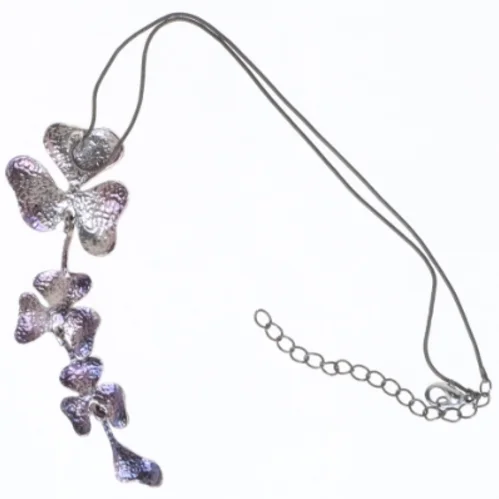 Blomst halskæde (str. 42 cm)