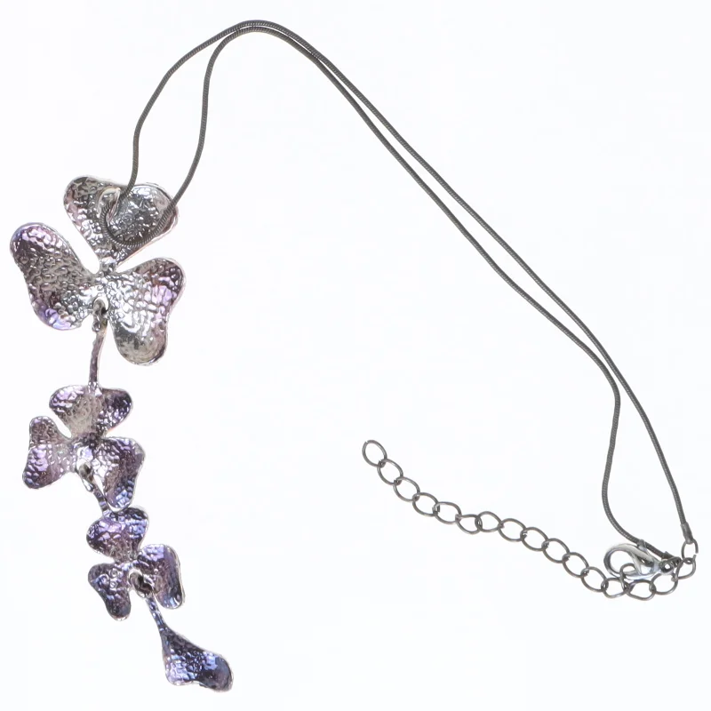 Blomst halskæde (str. 42 cm)