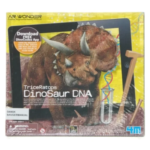 Dinosaur DNA Kit Triceratops fra 4M (str. 24x22 cm)