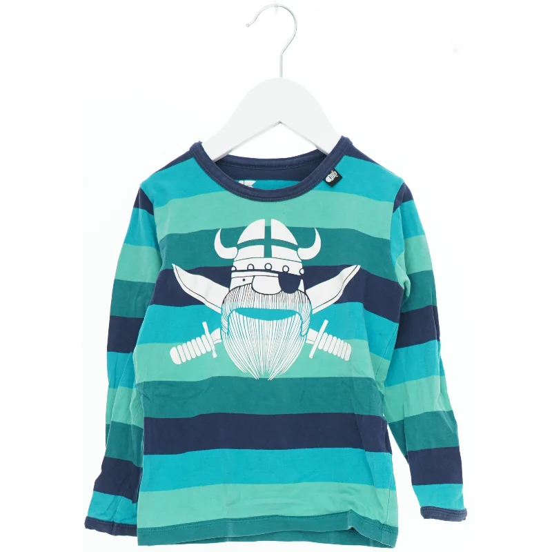 Drenge langærmet T-shirt med vikingetryk fra Danefæ (str. 98)